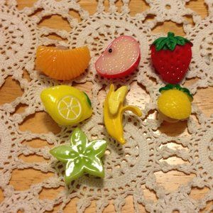 Shoe Charms - very cute fruit shapes for crocs or similar